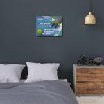 Pickleball Gifts Canvas Wall Art Inspirational Sports Wall Decor Pickleball Framed Art Religious Artwork Wall Painting Faith Art Prints Gym Playroom Farmhouse Sports Club Boys Room Bedroom Decor