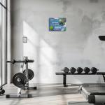 Pickleball Gifts Canvas Wall Art Inspirational Sports Wall Decor Pickleball Framed Art Religious Artwork Wall Painting Faith Art Prints Gym Playroom Farmhouse Sports Club Boys Room Bedroom Decor