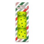 TILTECH Pickleball Ornament, Life-Size Pickleball Christmas Ornament for Christmas Tree, Funny Pickleball Gift, Pickleball Decorations for Pickleball Lovers, Sports Christmas Decor, 3-Pack