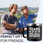 Maybeone Pickleball Gifts for Men Women - Gifts for Pickle ball Lovers Him Her - Coffee Mug 14oz