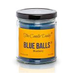 Blue Balls - Blueberry Scented Candle - Funny- 6 Ounce Jar Candle
