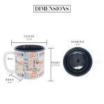 Pavilion Gift Company - Pickleball Word Splash - 18 oz Tea Cup Mug Sport Funny Novelty Gift