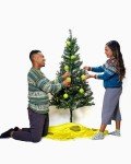 TILTECH Pickleball Ornament, Life-Size Pickleball Christmas Ornament for Christmas Tree, Funny Pickleball Gift, Pickleball Decorations for Pickleball Lovers, Sports Christmas Decor, 3-Pack