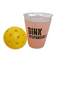 10 Pack of Pickleball Plastic Drinking Cups | Pickleball Party | Pickleball Cups | Pickleball Party Supplies | Resuable