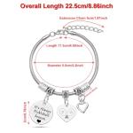 Pickleball Gifts for Women Stainless Steel Bracelets Pickleball Lover Gifts Pickleball Coach Gift Christmas Birthday Gifts for Pickleball Players Pickle Ball Gifts Funny Friendship Gifts for Women