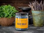 Blue Balls - Blueberry Scented Candle - Funny- 6 Ounce Jar Candle