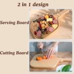 3pcs, Set of Pickleball Charcuterie & Cutting Board with 2 Drink Coasters - Funny Pickleball Christmas - Gifts for Women & Men, Unique Pickle ball Gift Ideas, Stocking Stuffers for Players & Lovers,