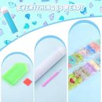 UPABLUNSO Diamond Painting Art Kits Colorful Heart Pickleball Lovers for Adults, DIY 5D Round Full Drill Diamond Painting for Beginners, Wall Home Decor Gifts 12x16 inch