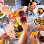 3pcs, Set of Pickleball Charcuterie & Cutting Board with 2 Drink Coasters - Funny Pickleball Christmas - Gifts for Women & Men, Unique Pickle ball Gift Ideas, Stocking Stuffers for Players & Lovers,