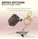 Sonix Keychain Case Compatible with Apple AirTags | Protective Cover Keychain | Pickleball Raspberry