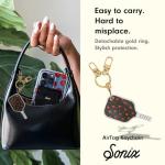 Sonix Keychain Case Compatible with Apple AirTags | Protective Cover Keychain | Pickleball Raspberry