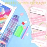 UIBDVKS Pickleball Diamond Art Painting Art Kits Diamond Art Painting Diamond Art Kits 5D DIY Diamonds Art Painting Kits for Home Wall Decor 12x16inch