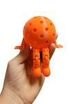 Funny Gift & Desk Ornament | Flexible Pickleball with Arms & Legs | Perfect for Pickleball Players, Coaches, and Enthusiasts (Orange)