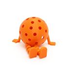 Funny Gift & Desk Ornament | Flexible Pickleball with Arms & Legs | Perfect for Pickleball Players, Coaches, and Enthusiasts (Orange)