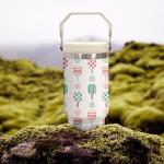 30 oz Tumbler with Handle Flip Straw Leak Proof - Pickleball Mug 30oz Tumbler Travel Coffee Mug with Handle - Birthday Gifts for Women Pickleball Lovers Players 30 Ounce Stainless Steel Cup