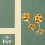Pickleball Earrings Jewelry for Women Gold 18KT Best Gift Present for Her Hypoallergenic Feminine Accessories