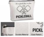 Funny Pickleball Gift Set - Scented Candle & Cosmetic Bag - Pickleball Gifts for Women, Men, Players, Coaches - Gag Gift for Birthday, Valentine's Day, Stocking Stuffers, Pickleball Enthusiasts
