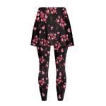 Hucavortre Womens Tennis Skirted Leggings Athletic Skirts with Pockets Shorts High Waisted Golf Skort for Workout Pickleball Running,Pink Balloons