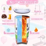 Zhamate Pickleball Hat for Women, Pickleball Accessories with Cotton Baseball Cap Socks Stainless Steel Tumbler for Birthday Christmas Pink