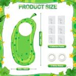 Large 71 x 36 Inch Pickle Photo Booth Backdrop, Funny Green Dill Pickle Party Decorations Big Dill Photo Prop for Pickle Theme Birthday Kind of a Big Dill Decor Pickleball BBQ Party Supplies