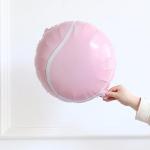 Tennis Party Decorations 150pcs Tennis Balloon Arch Garland Kit Pink Green White Latex Balloon with Tennis Ball Racket Foil Balloons for Sports Pickleball Birthday Decorations (Pink Green White)