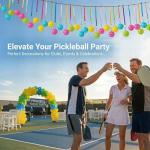 CODIAO 16 Pack Pickleball Keychains Bulk Set for Women & Men, Pickleball Lovers - Accessories, Party Favors,Team Gift Ideas