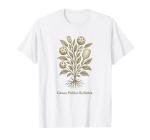 Pickleball Botanical Vintage Science Art Funny T-Shirt