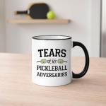 Casitika Pickleball Gifts. 11 Oz Pickleball Mug. Funny Gifts For Pickleball Lovers. Tears Of My Pickleball Adversaries Cup.