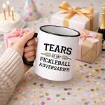 Casitika Pickleball Gifts. 11 Oz Pickleball Mug. Funny Gifts For Pickleball Lovers. Tears Of My Pickleball Adversaries Cup.