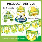 LaVenty Pickleball Party Decorations Pickleball Birthday Party Supplies Includes Pickleball birthday Banner Cake Topper Cupcake Toppers Balloons for pickleball Birthday Decorations Party Favors