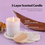 Loovelo Queen of The Pickleball Court Pickleball Gifts for Women Mom Sister Aunt Scented Candle for Home Office Pickleball Lovers Players Jar Candle Sage Floral Lavender Scent 9.5 oz