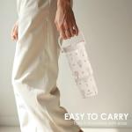 SANDJEST Pickleball Stainless Steel Straw Lid Tumbler 30oz with Carry Handle for Women Girls, Insulated Travel Coffee Cup, Gift for Sports Outdoor Workout Christmas Birthday (Beige)