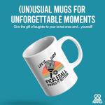 Panvola Life Pickleball Makes it Better Pickleball Gifts Sports Player Dad Mom Uncle Aunt Boyfriend Girlfriend Coach Gifts Novelty Drinkware Ceramic Mug 11 oz White