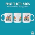 Panvola Life Pickleball Makes it Better Pickleball Gifts Sports Player Dad Mom Uncle Aunt Boyfriend Girlfriend Coach Gifts Novelty Drinkware Ceramic Mug 11 oz White