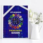 MOER SKY Retro Cool Pickleball Paddles Diamond Art Painting Art Kits 5D DIY Diamond Art Kits Home Wall Decor 12x16inch