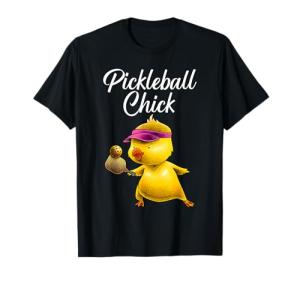 Funny Pickleball Art For Women Girl Paddle Sport Chick Lover T-Shirt