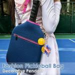 Handmade Pickleball Keychains, Cute Pickleball Ornaments Accessories for Pickleball Lovers, Conveying Passion Fashion Style | Ideal Gifts for All Pickleball Enthusiasts
