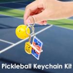 Handmade Pickleball Keychains, Cute Pickleball Ornaments Accessories for Pickleball Lovers, Conveying Passion Fashion Style | Ideal Gifts for All Pickleball Enthusiasts