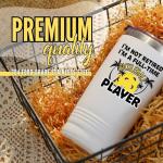 Onebttl Pickleball Gifts, I'm not Retired I'm a Full-time Pickleball Player, Insulated 20oz Stainless Steel Travel Tumbler with Lid