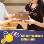 Handmade Pickleball Keychains, Cute Pickleball Ornaments Accessories for Pickleball Lovers, Conveying Passion Fashion Style | Ideal Gifts for All Pickleball Enthusiasts