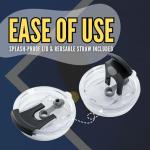 Onebttl Pickleball Gifts, I'm not Retired I'm a Full-time Pickleball Player, Insulated 20oz Stainless Steel Travel Tumbler with Lid