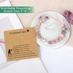 JoycuFF Pickleball Gifts for Women Pickleball Stuff Accessories for Girls Include 16OZ Glass Cup, Tote Bag, Makeup Bag, Bracelet, Funny Socks, Stickers Birthday Gifts for Sport Lovers & Players