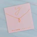 Ellison + Young Club Pickleball Dainty Necklace