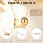 Mikovivi Pickleball Necklace, Sport Jewelry Pendant with Inspirational Card Ideal for Women Couples Pickleball Fans & Player Accessory