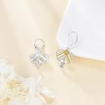 Pickleball Earrings 925 Sterling Silver Pickleball Drop Earrings Birthday Mother's Day Sport Jewelry for Women Lover Wife