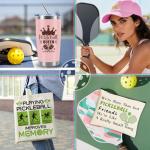Pickleball Gifts for Women, Pickleball Lover Stuff with 20 Oz Tumbler Hat Socks Tote Bag Makeup Bag Keychain Sticky Notes, Birthday, Christmas Gift for Pickleball Player, Pickleball Coach