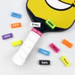 2 Pcs Custom Pickleball Paddle Name Bands - Personalized Silicone Ring Grip Bands for Paddles Grip on Racket Racquetball for Pickleball Lovers
