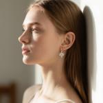 Pickleball Earrings 925 Sterling Silver Pickleball Drop Earrings Birthday Mother's Day Sport Jewelry for Women Lover Wife