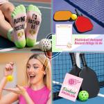 Pickleball Gifts for Women, Pickleball Lover Stuff with 20 Oz Tumbler Hat Socks Tote Bag Makeup Bag Keychain Sticky Notes, Birthday, Christmas Gift for Pickleball Player, Pickleball Coach