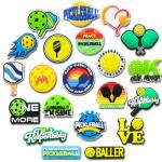 Pickleball Shoe Charms for Croc, Pickleball Shoe Decoration for Shoes Bracelet Wristband Clog Sandals Birthday Party Favors